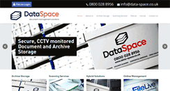Desktop Screenshot of data-space.co.uk
